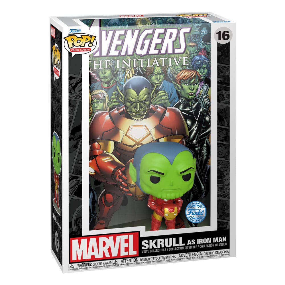 POP! Marvel Iron Man Comic Cover Vinyl Figure Skrull Exclusive ANIMATEK