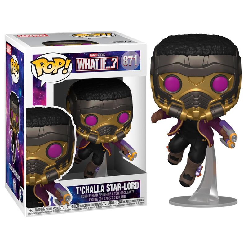 POP! Marvel What If...? Vinyl Figure T'Challa Star-Lord 9 cm ANIMATEK