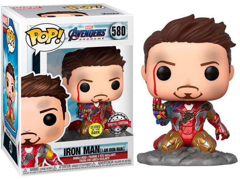 POP! Movies Avengers: Endgame I Am Iron Man Exclusive 9 cm - Edição Limitada ANIMATEK