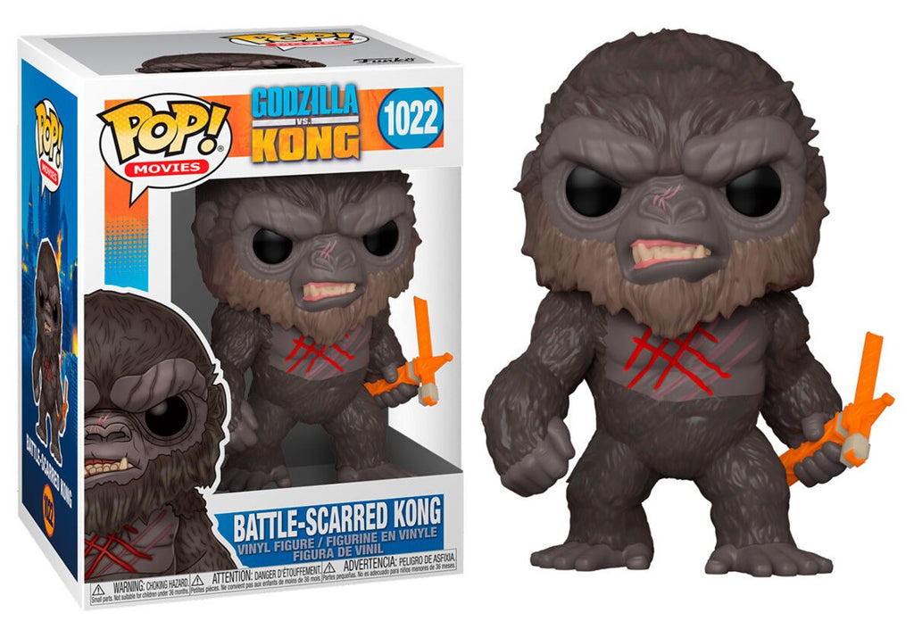 POP! Movies Godzilla Vs Kong Vinyl Figure Battle Worn Kong 9 cm ANIMATEK