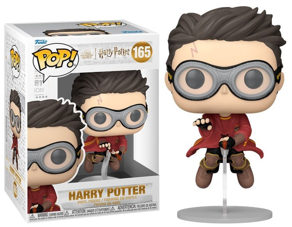 POP! Movies Harry Potter Vinyl Figure Harry w/Broom (Quidditch) 9 cm ANIMATEK