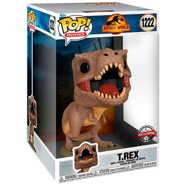 POP! Movies Jurassic World 3 T-Rex Exclusive 25 cm ANIMATEK