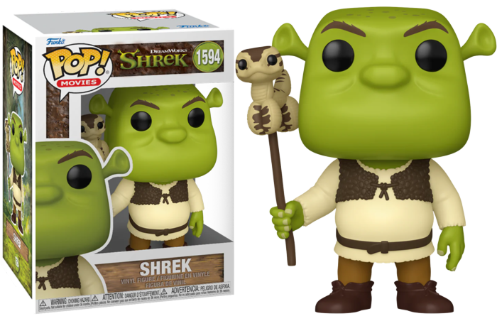 POP! Movies Shrek Vinyl Figure 30th Anniversary Shrek w/Snake 9 cm ANIMATEK