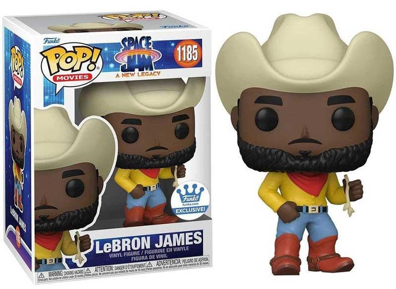 POP! Movies Space Jam 2 Vinyl Figure LeBron James (Cowboy) Exclusive 9 cm ANIMATEK