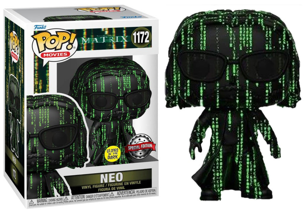 POP! Movies The Matrix 4 Vinyl Figure Neo Coded (GW) 9 cm Exclusive ANIMATEK