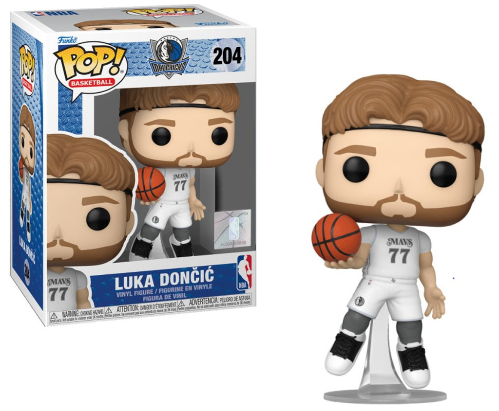 POP! NBA Dallas Mavericks Luka Doncic 9cm (edição especial City Edition 24) ANIMATEK