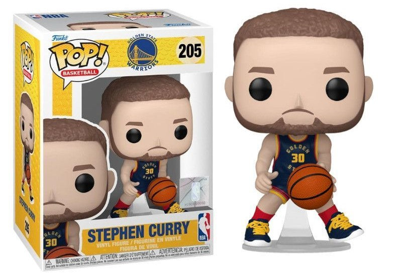 POP! NBA Golden State Warriors Stephen Curry 9cm (versão especial City Edition) ANIMATEK