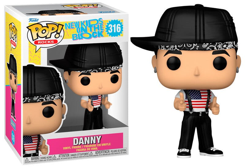 POP! Rocks New Kids on the Block Vinyl Figure Danny 9 cm ANIMATEK