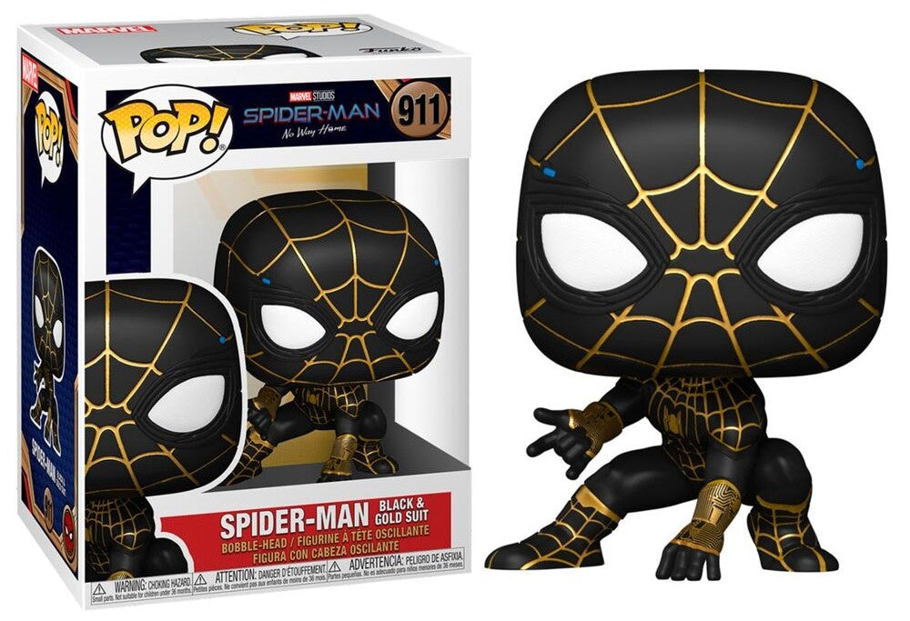 POP! Spider-Man: No Way Home (Black & Gold Suit) 9 cm ANIMATEK