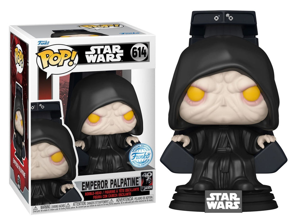 POP! Star Wars Emperor Palpatine Exclusive 9 cm ANIMATEK