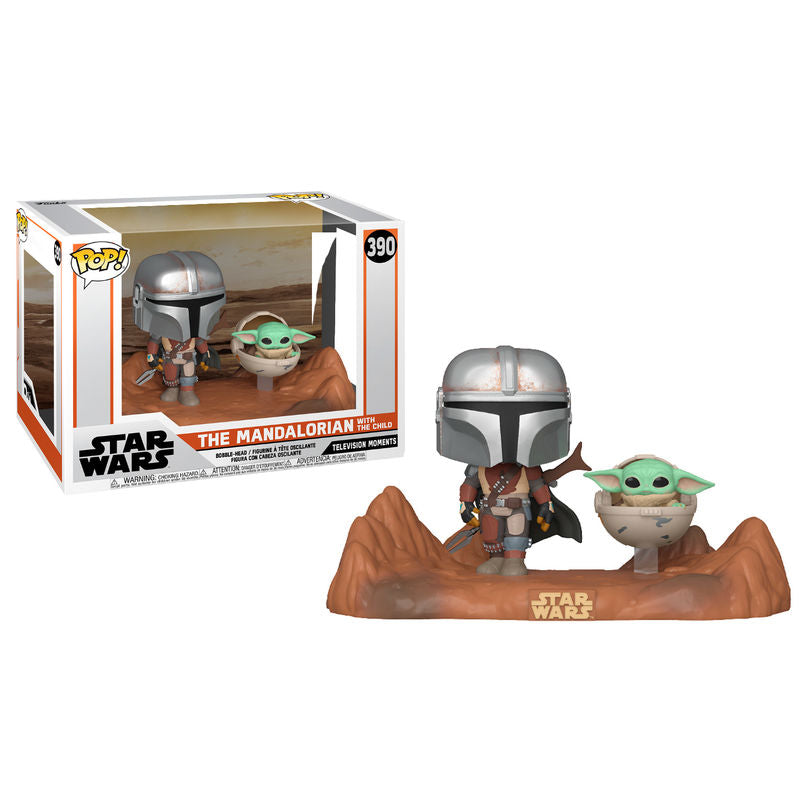 POP! Star Wars Mandalorian - The Child and Mandalorian 9 cm ANIMATEK