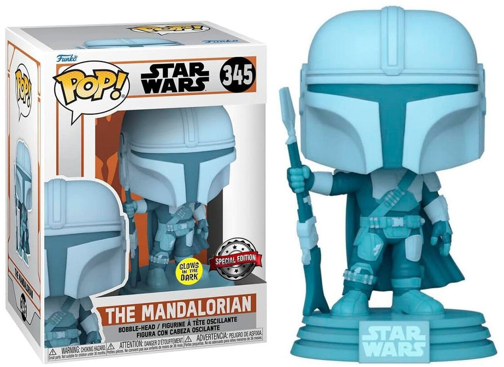 POP! Star Wars The Mandalorian Exclusive (Glows in the Dark) 9 cm ANIMATEK