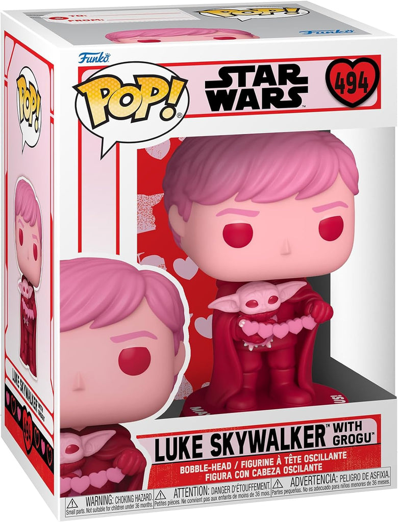 POP! Star Wars Valentines Vinyl Figure Luke & Grogu 9 cm ANIMATEK