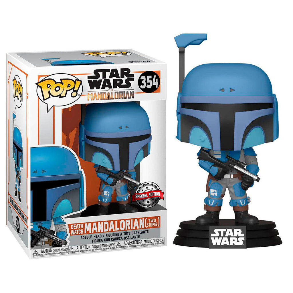 POP! TV Star Wars Exclusive Vinyl Figure Death Watch Mandalorian (Two Stripes) 9 cm ANIMATEK