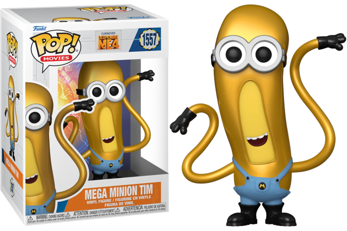 PRÉ-RESERVA - POP! Movies Despicable Me 4 Vinyl Figure Super Tim 9 cm ANIMATEK