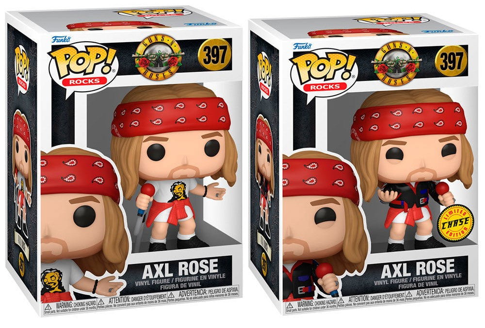 PRÉ-RESERVA - POP! Rocks Guns N Roses Vinyl Figures Axel Rose (1992) w/CH 9 cm Assortment ANIMATEK