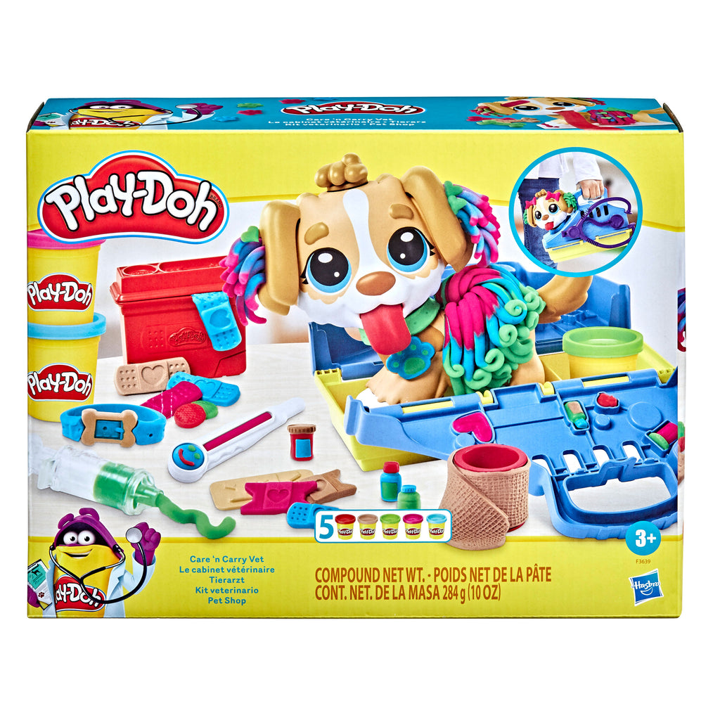 Plasticina Clínica Veterinária Play-Doh Hasbro F3639 ANIMATEK