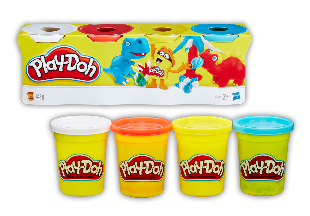 Plasticina Pack 4 Cores Play-Doh - Hasbro B5517 ANIMATEK