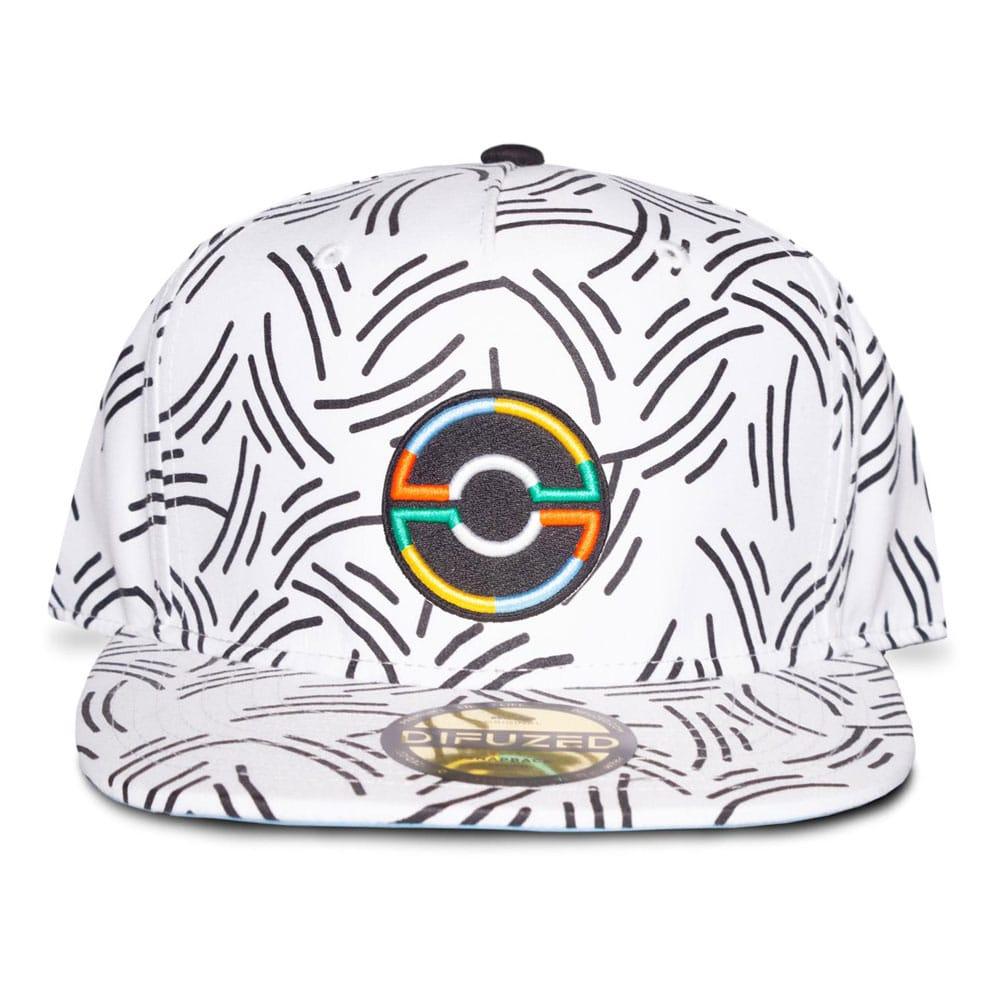 Pokemon Snapback Cap Pokeball white ANIMATEK