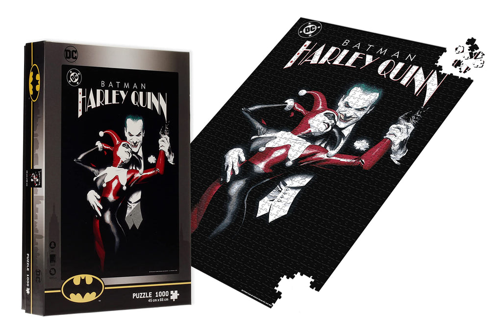 Puzzle Joker e Harley Quinn DC Comics 1000 Peças ANIMATEK