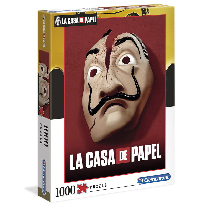 Puzzle La Casa de Papel 1000 Peças - Máscara ANIMATEK