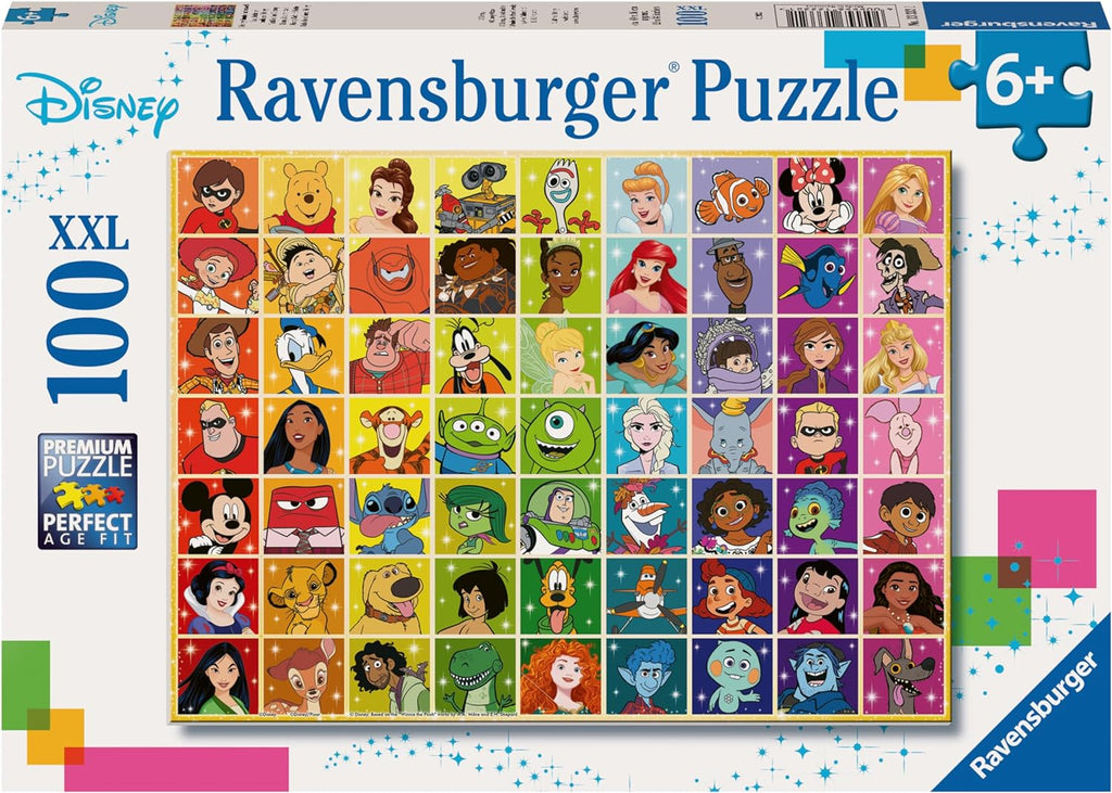 Puzzle Ravensburger Multicharacter Disney 100 Peças XXL ANIMATEK