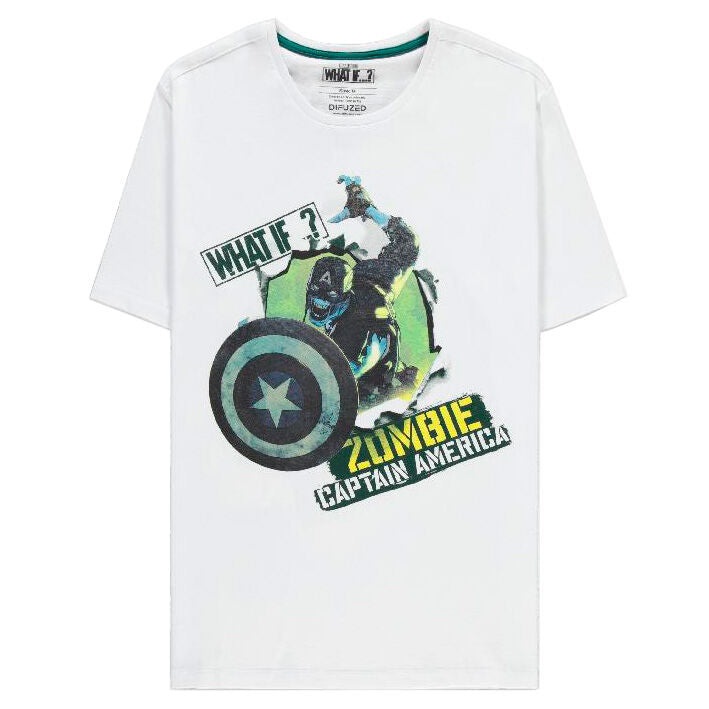 T-shirt Marvel What If...? Zombie Captain America ANIMATEK