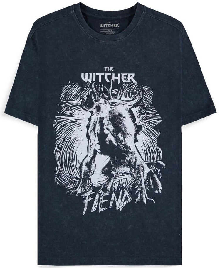 The Witcher T-Shirt Dark Blue Fiend ANIMATEK