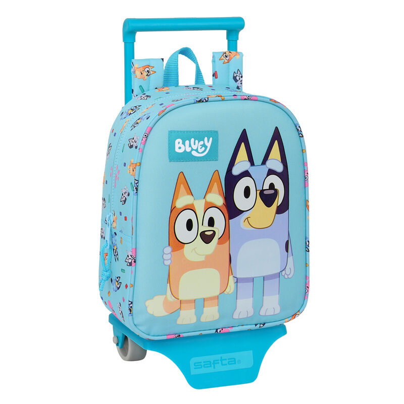 Trolley Bluey 27cm com Mochila Extraível ANIMATEK