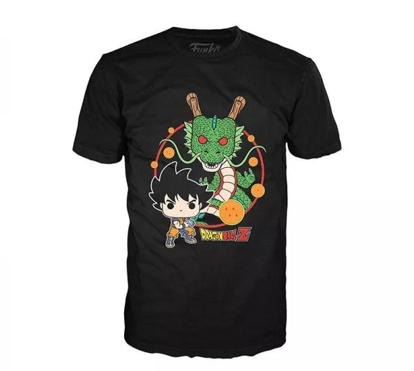 POP! Pri Goku - Dragon Ball: T-Shirt Unissexo de Algodão p/ Adultos