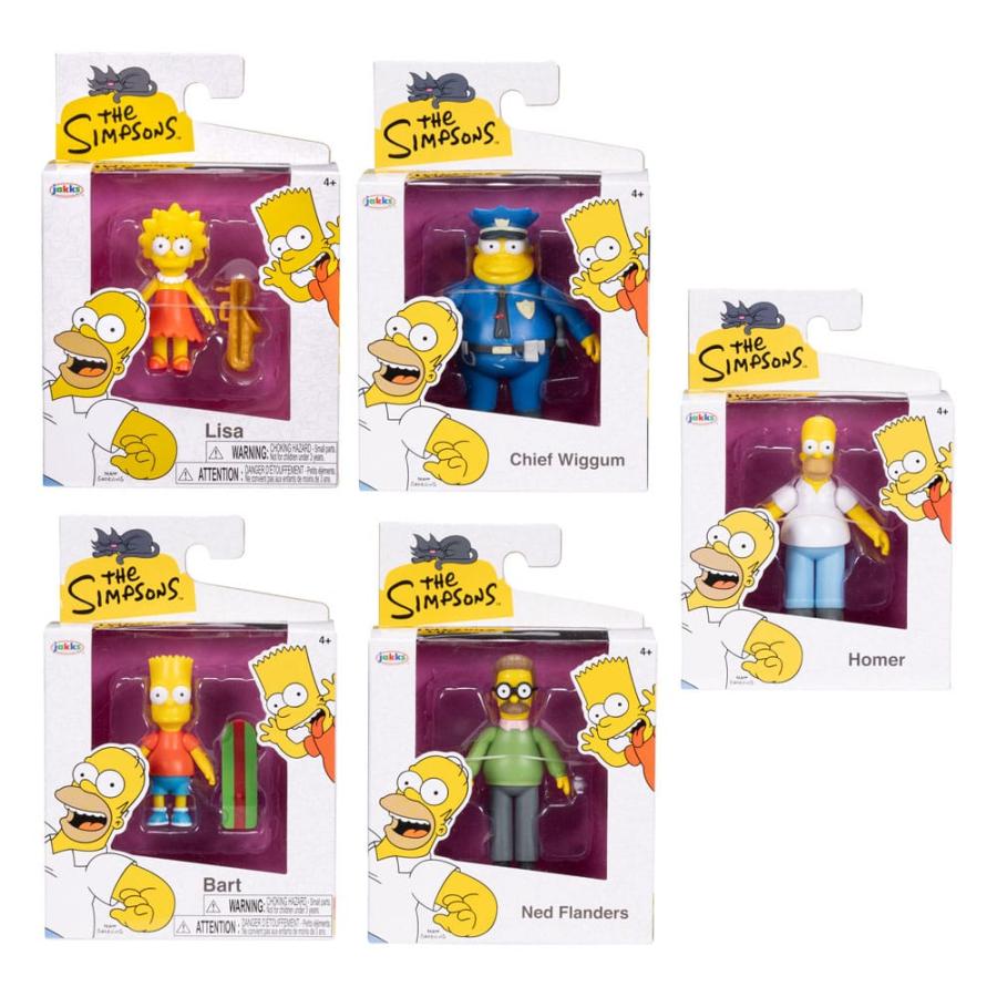 The Simpsons – Figuras Colecionáveis Série 1 (7 cm) | Modelos Sortidos