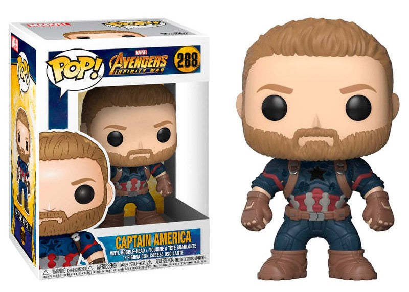 POP! Marvel Avengers Infinity War - Capitão América 9 cm