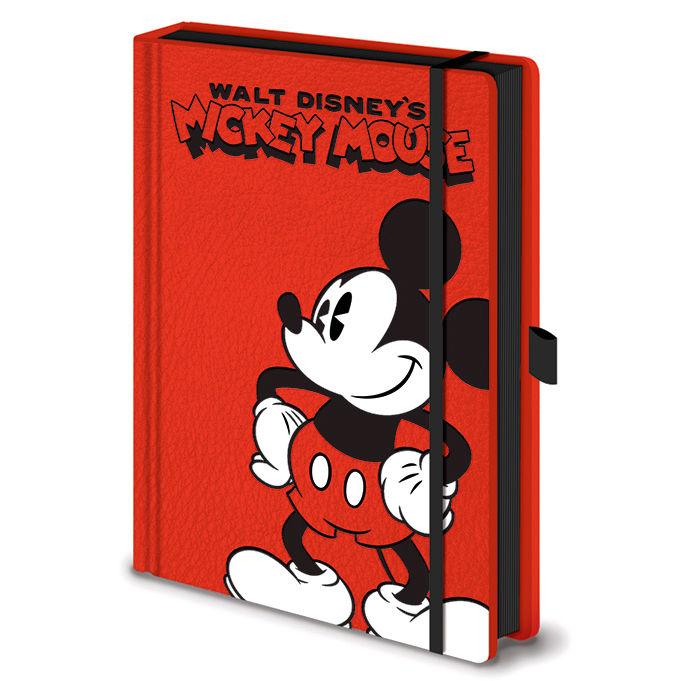 Caderno A5 Mickey Disney - Notebook Premium Pose