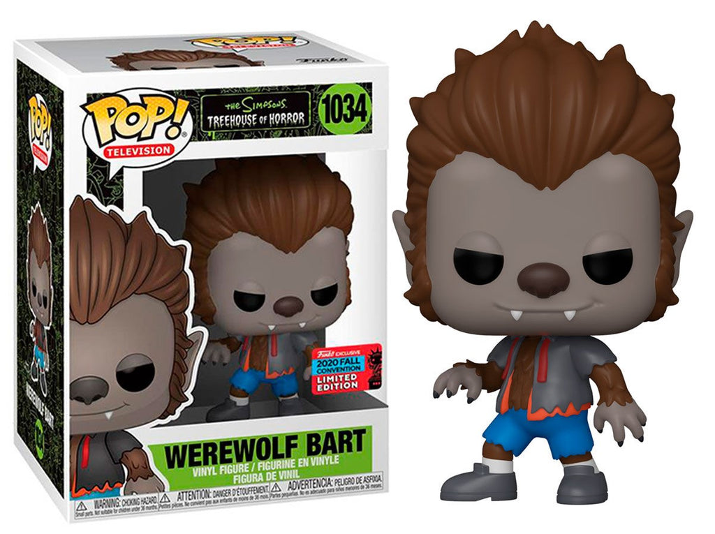 POP! The Simpsons – Werewolf Bart (Edição Exclusiva) 9 cm