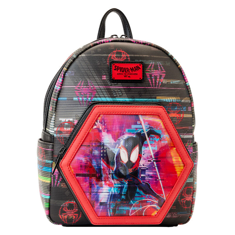 Mochila Loungefly Marvel Spiderman Across the Spider-Verse Lenticular 27cm