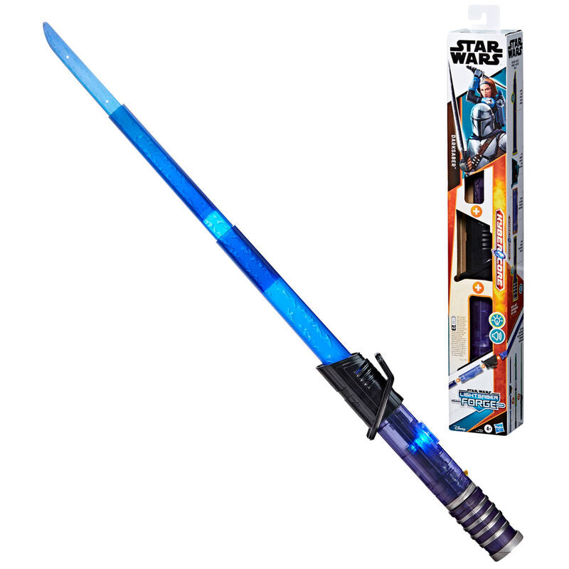 Star Wars Lightsaber Eletrônico Forge Kyber Core Darksaber