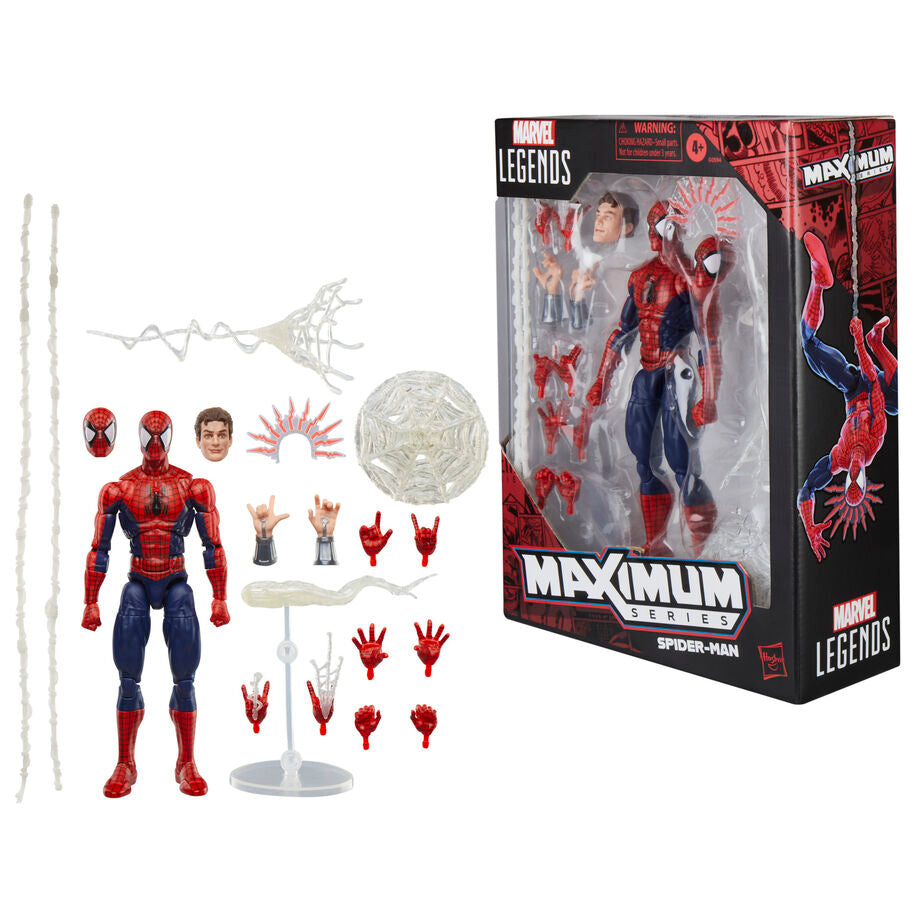 Marvel Legends Maximum Series – Spider-Man 15 cm | Edição Deluxe